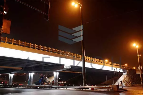Организация уличного освещения на мостах и транспортных развязках