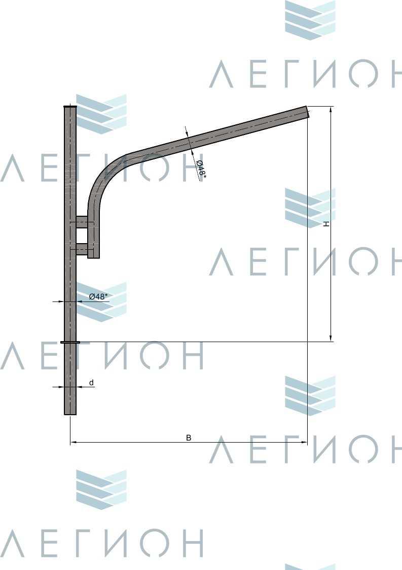 К71-1,0-1,0-1-1 кронштейн однорожковый