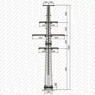Многогранная опора УМ110-4